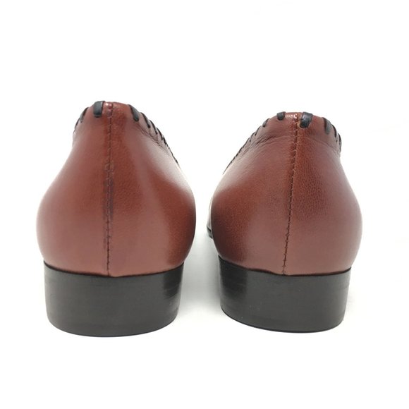 NEW VTG Prada Loafers Flats Size 35/5 US Brown - Picture 6 of 11